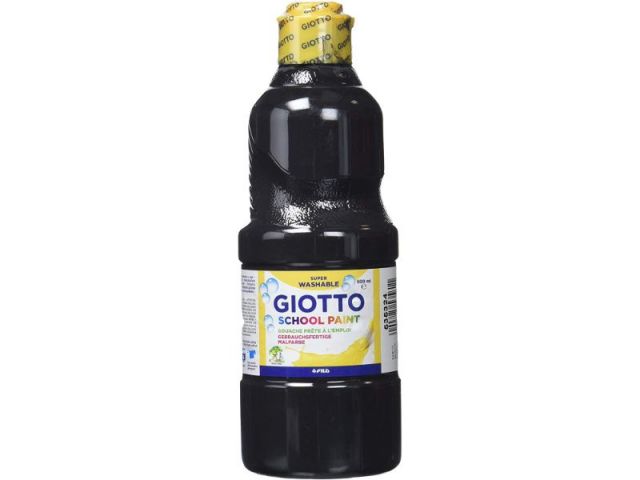 GIOTTO TÉMPERA LAVABLE NEGRO 500ML  535324