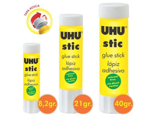 (CJ.12) UHU PEGAMENTO STICK MEDIANO  21 GR 41407