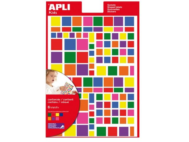 APLI BOLSA GOMETS MULTICOLOR CUADRADO 6H REM 12971