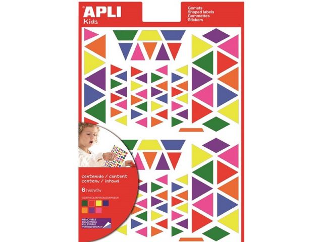 APLI BOLSA GOMETS MULTICOLOR TRIÁNGULO 6H RE 13239