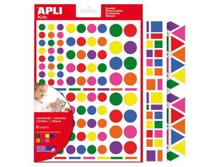 APLI BOLSA GOMETS MULTICOLOR SURTIDO 6H REM 13240