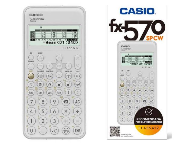 CASIO  CALCULADORA CIENTIFICA FX-570SP CW