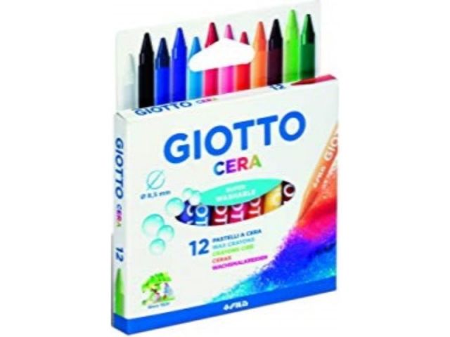 GIOTTO ESTUCHE 12 CERAS REDONDAS 281200