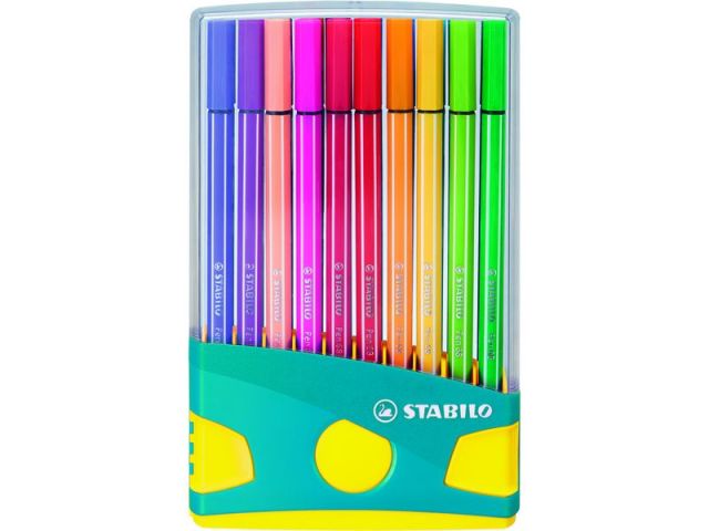 STABILO POINT 68 ESTUCHE SURTIDO 20 colores PARADE