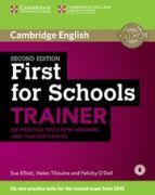 FIRST FOR SCHOOLS TRAINER WITH ANSWERS AND TEACHER