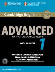 CAMBRIDGE ENGLISH ADVANCED 1 FOR REVISED EXAM. STU