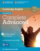 COMPLETE ADVANCED STUDENT'S BOOK WITH ANSWERS AND