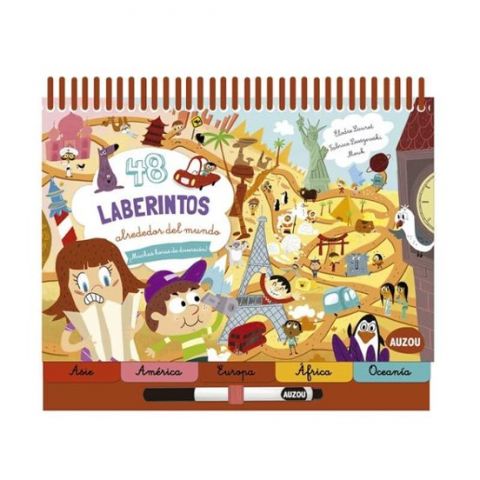 48 LABERINTOS ALREDEDOR DEL MUNDO (AUZOU)