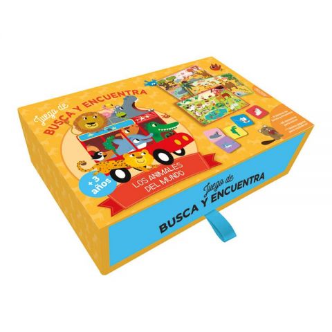 JUEGO BUSCA Y ENCUENTRO ANIMALES DEL MUNDO (AUZOU)