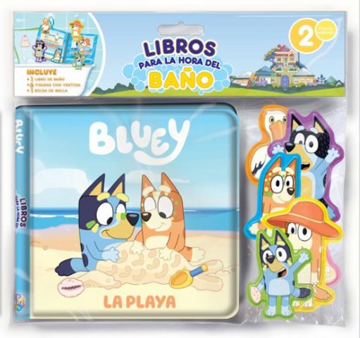 BLUEY. LIBRO DE BAÑO LA PLAYA (PHIDAL)
