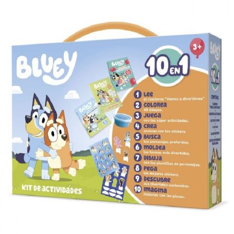 MALETÍN KIT DE ACTIVIDADES 10 EN 1 BLUEY PTC025 (IMAGILAND)