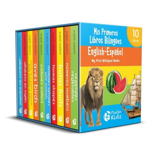 PACK MIS PRIMEROS LIBROS BILINGÜES ESPAÑOL ENGLISH (PLUTÓN)