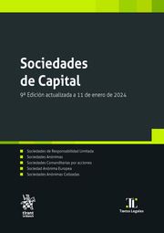 SOCIEDADES DE CAPITAL ED. 2024 (TIRANT)