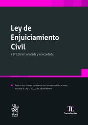 LEY DE ENJUICIAMIENTO CIVIL ED. 2023 (TIRANT)