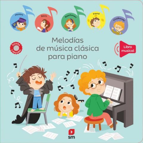 MELODÍAS DE MÚSICA CLÁSICA PARA PIANO (SM)