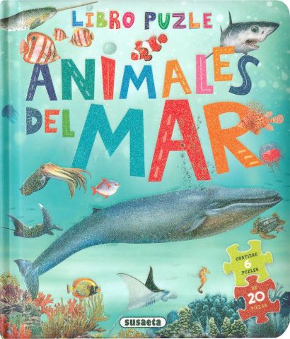 LIBRO PUZLE. ANIMALES DEL MAR (SUSAETA)