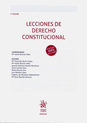 LECCIONES DE DERECHO CONSTITUCIONAL 2020 (TIRANT)