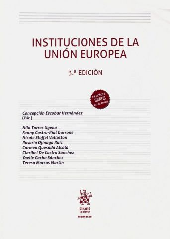 INSTITUCIONES UNIÓN EUROPEA 3ª ED 2020 CTIRANT)