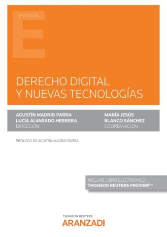 DERECHO DIGITAL Y NUEVAS TECNOLOGÍAS (ARANZADI)