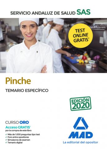 SERVICIO ANDALUZ SALUD PINCHE TEMARIO 2020