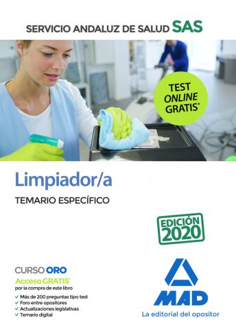 SERVICIO ANDALUZ SALUD LIMPIADOR/A  TEMARIO 2020