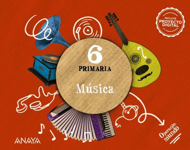 (ANAYA) MÚSICA 6º EP AND. 23 OPERACIÓN MUNDO