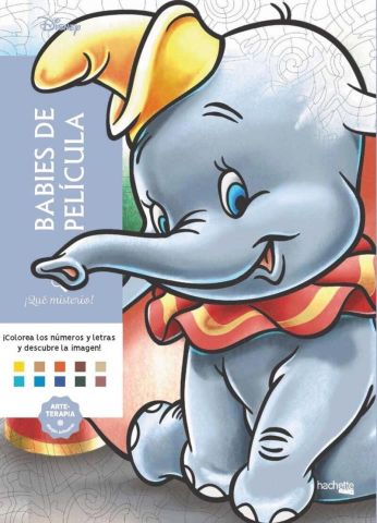 DIBUJOS PARA COLOREAR. BABIES DE PELÍCULA (HACHETTE)