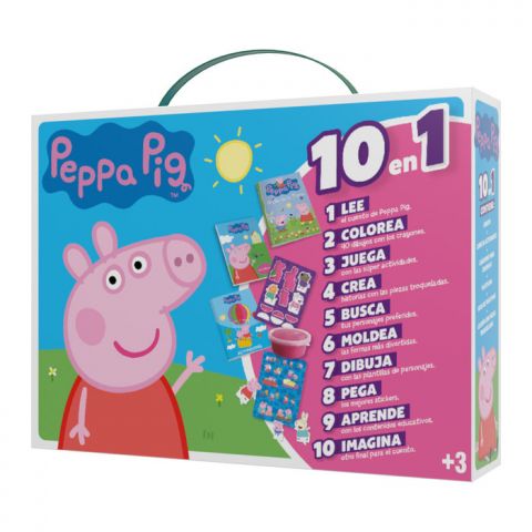 MALETÍN KIT DE ACTIVIDADES 10 EN 1 PEPA PIG PTC008 (IMAGILAND)
