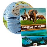 KIT GLOBO TERRÁQUEO HINCHABLE EL MUNDO DE LOS ANIMALES PTC015 (IMAGILAND)