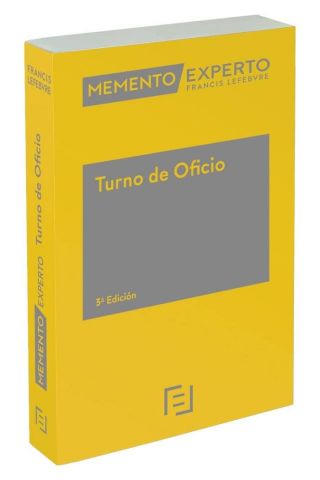 MEMENTO TURNO DE OFICIO 2022 (LEFEBVRE)