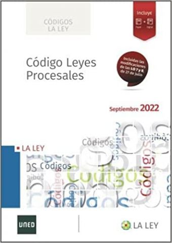 CÓDIGO LEYES PROCESALES ED. 2022 UNED (LA LEY)