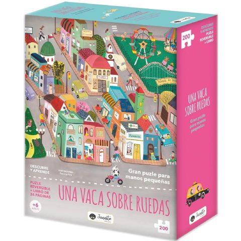 UNA VACA SOBRE RUEDAS: PUZLE REVERSIBLE (JUANITO BOOKS)