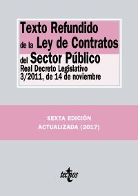 TEXTO REFUNDIDO LEY CONTRATOS SECTOR PUBLICO 2017