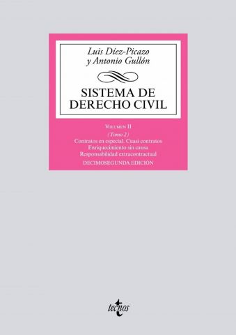 SISTEMA DE DERECHO CIVIL VOL.II TOMO 2.  2018