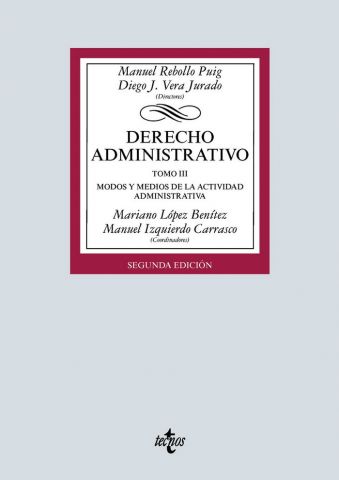 DERECHO ADMINISTRATIVO TOMO III ED. 2019 (TECNOS)