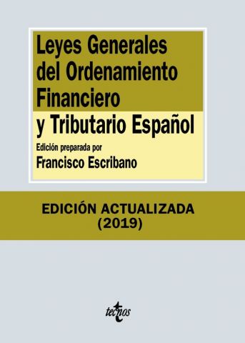 LEYES GRALS. DEL ORDENAMIENTO FINANCIERO ED. 2019