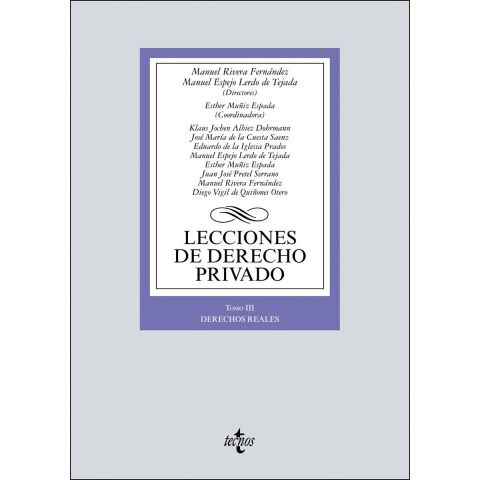 LECCIONES DE DERECHO PRIVADO TOMO III (TECNOS)