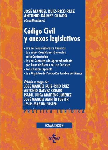 CÓDIGO CIVIL Y ANEXOS LEGISLÁTIVOS ED. 2020