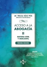 ACCESO A LA ABOGACÍA. VOL II. MATERIA CIVIL Y MERCANTIL 2022 (TECNOS)