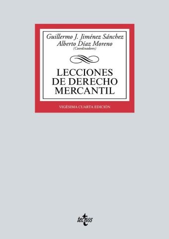 LECCIONES DE DERECHO MERCANTIL ED. 2021 (TECNOS)