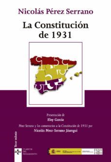 LA CONSTITUCIÓN DE 1931 (TECNOS)
