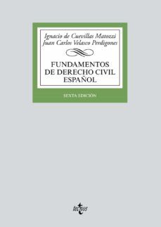 FUNDAMENTOS DE DERECHO CIVIL ESPAÑOL (TECNOS)