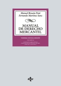 MANUAL DE DERECHO MERCANTIL VOL. II ED. 2022 (TECNOS)