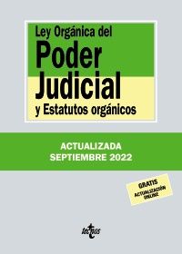 LEY ORGÁNICA DEL PODER JUDICIAL ED. 2022 (TECNOS)