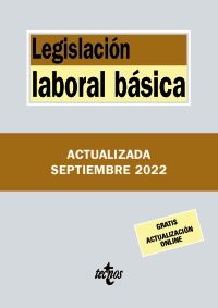 LEGISLACIÓN LABORAL BÁSICA ED. 2022 (TECNOS)