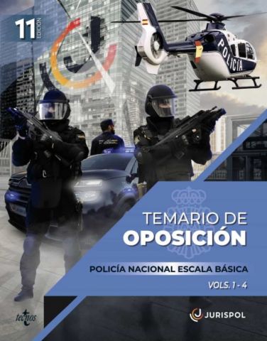 PACK TEMARIO DE OPOSICIÓN ESCALA BÁSICA POLICÍA NACIONAL 4 VOL