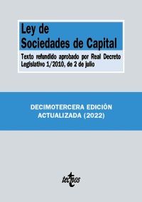 LEY DE SOCIEDADES DE CAPITAL ED. 2022 (TECNOS)