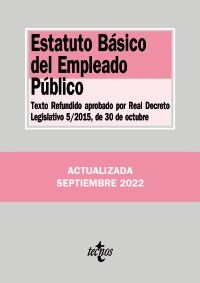 ESTATUTO BÁSICO DEL EMPLEADO PÚBLICO ED. 2022 (TECNOS)