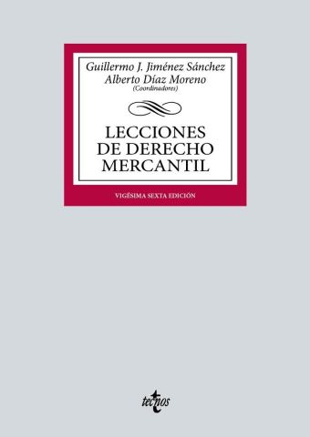 LECCIONES DE DERECHO MERCANTIL ED. 2023 (TECNOS)