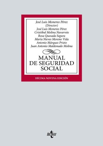 MANUAL DE SEGURIDAD SOCIAL ED. 2023 (TECNOS)